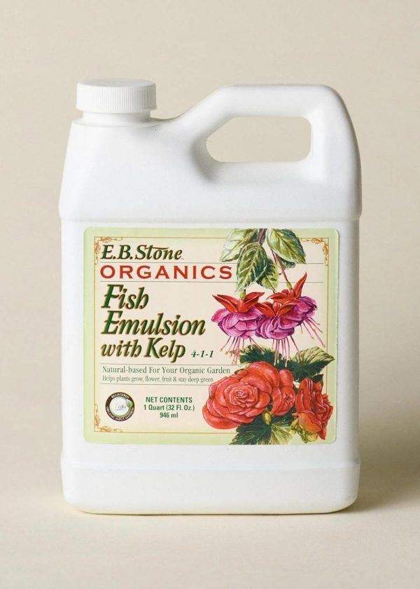 Fish Emulsion With Kelp 1 Quart Sale