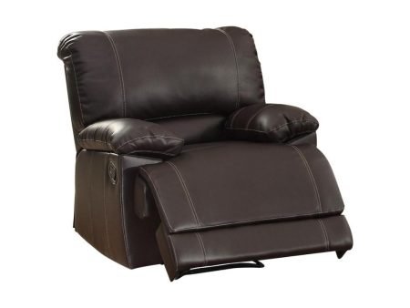 Cassville Double Reclining Chair in Dark Brown 8403-1 Discount