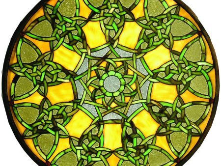 20 H Knotwork Trance Medallion Window on Sale