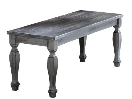 Fulbright 48 Bench in Gray 5520-13 For Cheap