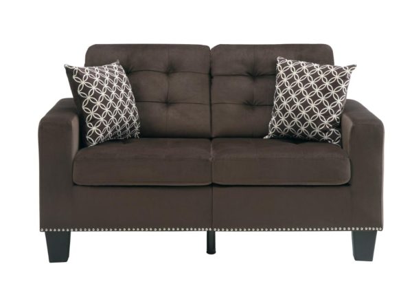 Lantana Loveseat in Chocolate 9957CH-2 on Sale