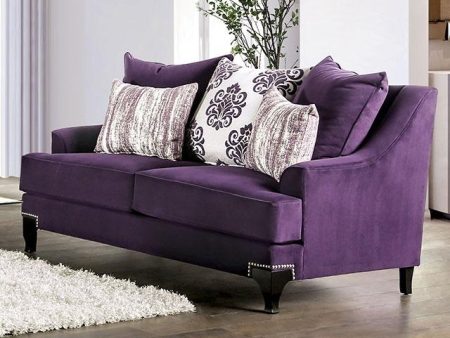 Sisseton Purple Love Seat For Sale