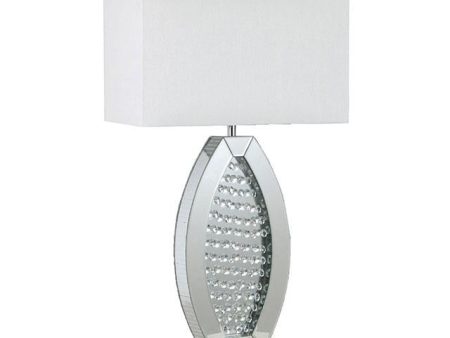 MYDA Table Lamp, Silver White For Cheap