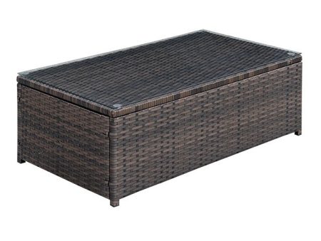 Ilona Brown Beige Coffee Table For Cheap