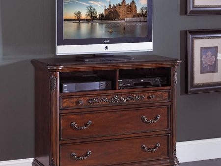 Deryn Park TV Chest in Cherry 2243-11 Online now