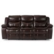 Bastrop Double Reclining Sofa in Brown 8230BRW-3 Fashion