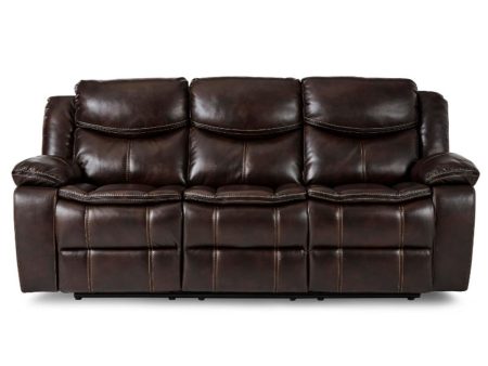 Bastrop Double Reclining Sofa in Brown 8230BRW-3 Fashion