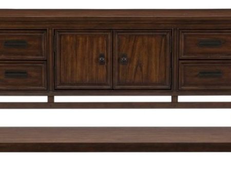 Frazier Park Server in Dark Cherry 1649-40 Online Hot Sale