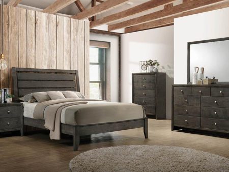 Serenity 5-piece Queen Sleigh Bedroom Set Mod Grey Cheap