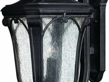 27 H Trafalgar 3-Light Extra-Large Outdoor Wall Lantern Museum Black Sale