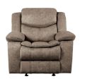 Bastrop Glider Reclining Chair in Brown 8230FBR-1 Sale