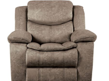 Bastrop Glider Reclining Chair in Brown 8230FBR-1 Sale