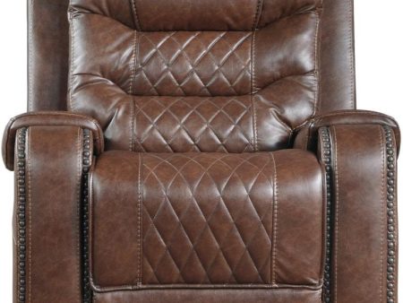 Putnam Swivel Glider Reclining Chair in Brown 9405BR-1 Online now