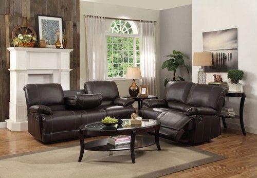 Cassville Double Reclining Sofa in Dark Brown 8403-3 Hot on Sale