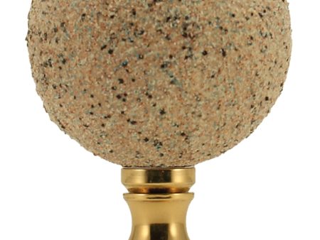 Ceramic Sand Ball Lamp Finial 2.3 h Online Hot Sale