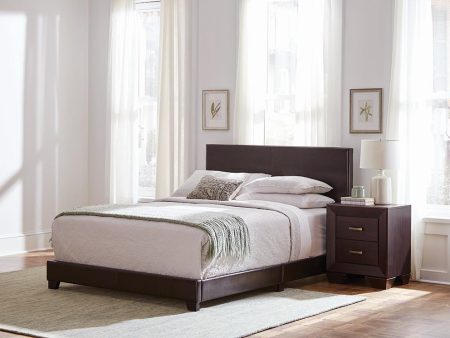 Dorian 4-piece Twin Bedroom Set Brown and Dark Cocoa Online