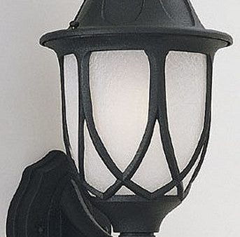 14 H Capella Outdoor Wall Lantern Black Discount