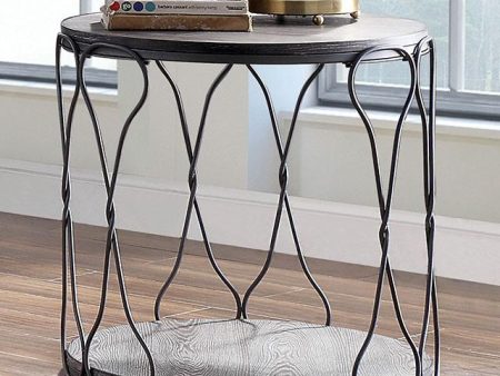 Hawdon Gray End Table Fashion