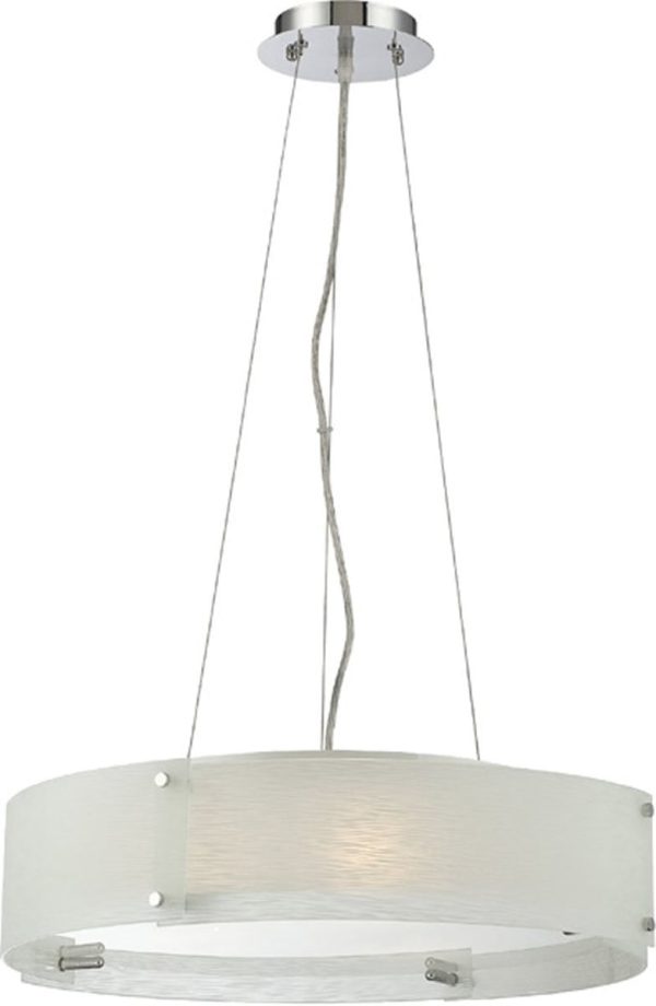 21 W Bolivar 3-Light Pendant Chrome Online now