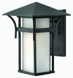 14 H Harbor LED Outdoor Wall Lantern Satin Black Cheap