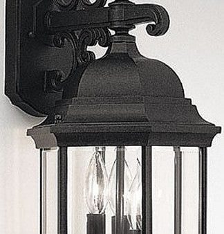 19 H Devonshire Outdoor Wall Lantern Black Supply