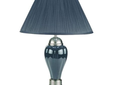 Hanna Gray 27 H Grey Table Lamp Discount