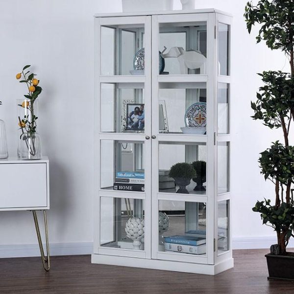 Vilas White Curio Cabinet Cheap