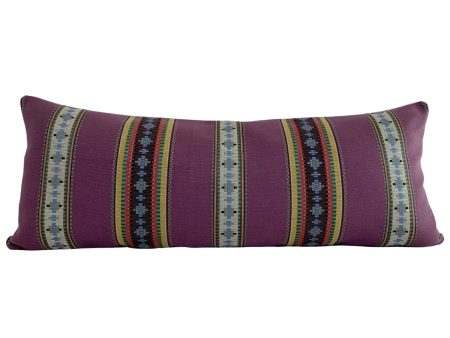 30% off 14x36 Large Lumbar Pillow Cover - Southwestern Purple Desert  Woven Lumbar Pillow Cover Online Sale