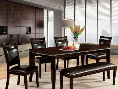 Woodside Dark Cherry Espresso Dining Table Cheap