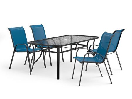 Pierro 5 Pc. Outdoor Dining Set Supply