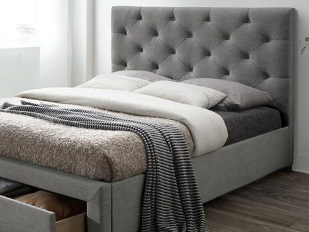 SYBELLA Full Bed, Gray Online