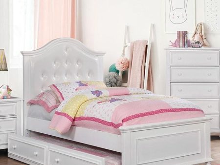 OLIVIA White Twin Bed on Sale