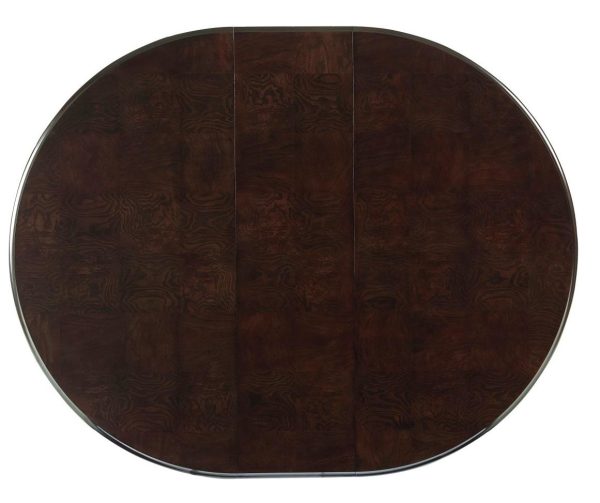 Savion Round Oval Dining Table in Espresso 5494-76* Online Sale