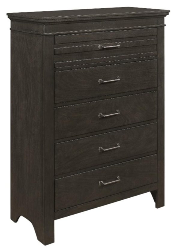 Blaire Farm Chest in Saddle Brown Wood 1675-9 For Cheap