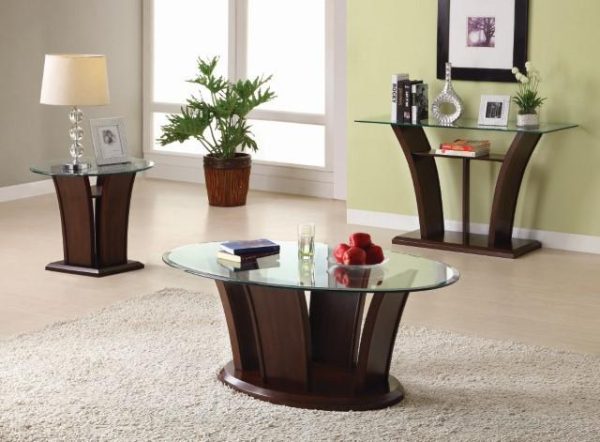 MANHATTAN IV Brown Cherry Coffee Table, Brown Cherry For Discount