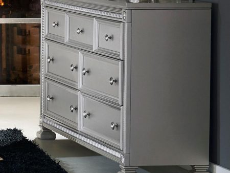 Bevelle 7 Drawer Dresser in Silver 1958-5 Online Hot Sale