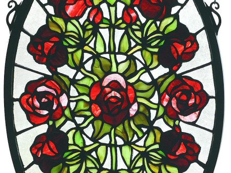 17 H x 11 W Oval Rose Garden Window Hot on Sale