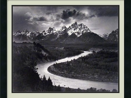 22 H x 26 W Ansel Adams The Tetons and the Snake River Grand Teton National Park Wyoming 1942 Framed Print Sale