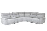 Tesoro 6pc Sectional Living Room Set in Mist Gray Online Hot Sale