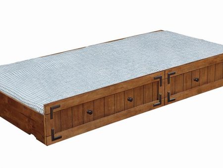 Oakdale Storage Trundle Rustic Honey Online