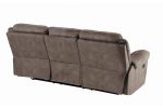 Aram Double Glider Reclining Sofa in Dark Brown 8206NF-3 Online Sale