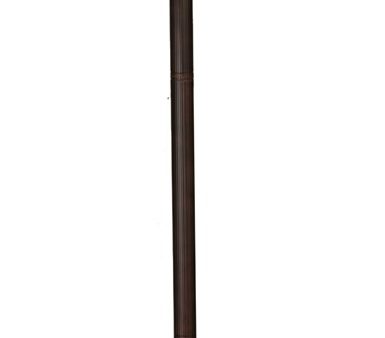 62 H Parker Poppy 2-Light Tiffany Floor Lamp Brown Supply