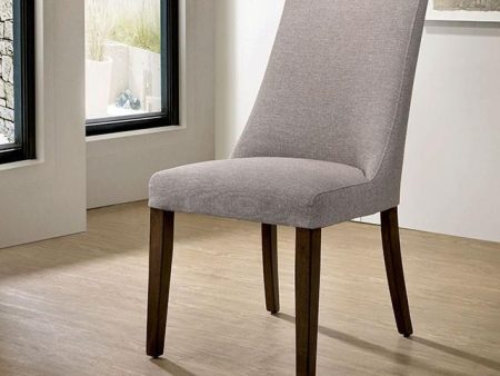 Woodworth Walnut Padded Side Chair (2 CTN) For Discount