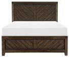 Parnell Queen Panel Bed in Rustic Cherry 1648-1* For Sale