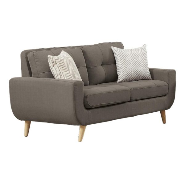 Deryn Loveseat in Gray 8327GY-2 Supply