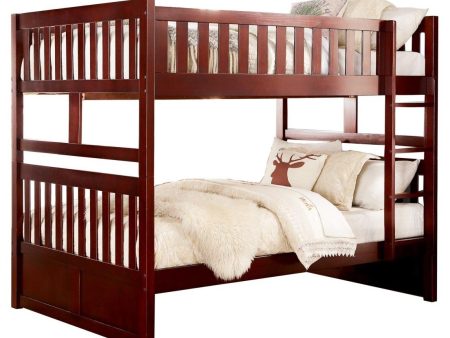 Rowe Full Full Bunk Bed in Dark Cherry B2013FFDC-1* Hot on Sale