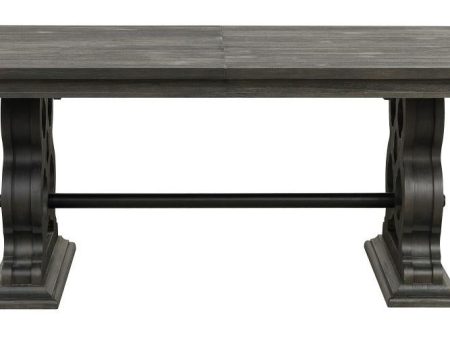 Arasina Dining Table in Dark Pewter 5559N-96* Discount