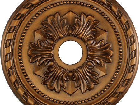 22 W Corinthian Ceiling Medallion Antique Bronze Sale