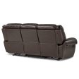 Center Hill Double Reclining Sofa in Dark Brown 9668BRW-3 Fashion