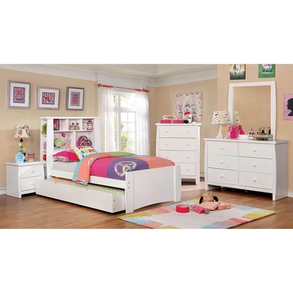 Marlee White Full Bed Cheap